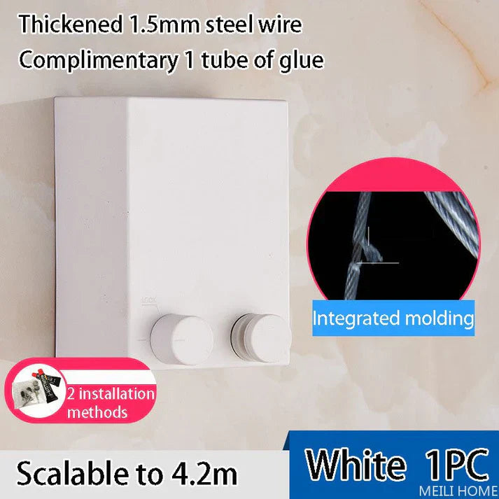 Telescopic Clothesline Clothes Drying Rope 4.2M